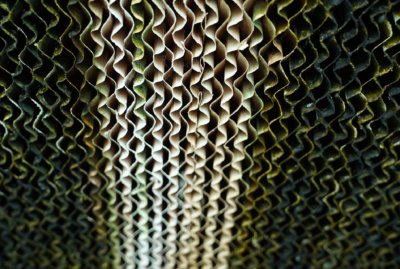 Air filter zoomed in