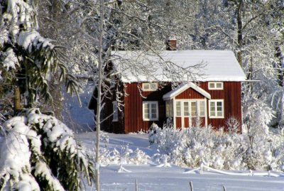 House in winter