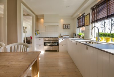Inside a modern kitchen