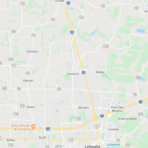 Carencro Louisiana HVAC service area
