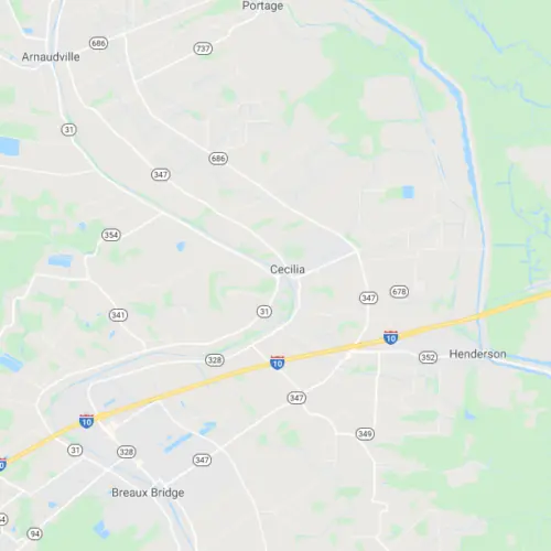 Cecilia Louisiana HVAC service area