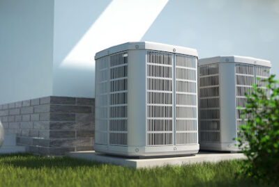 Air conditioning unit outside of home in Lafayette, Louisiana.