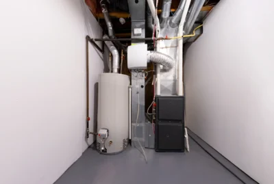 Furnace that won’t turn on in the basement of a home in Louisiana.