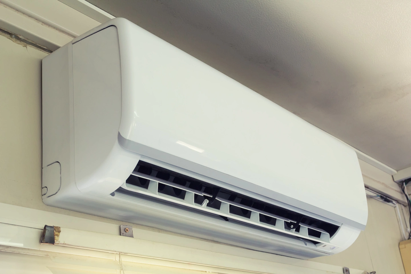 Mini split air conditioning system inside home located in Lafayette, Louisiana.
